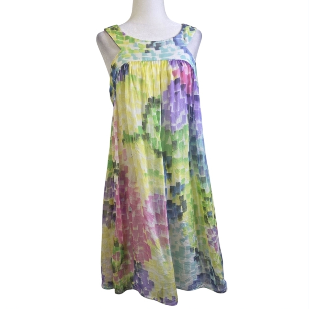Milly  of New york Silk  abstract print Dress